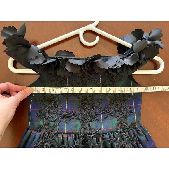 Trish Scully NWT Belle Gown Blackwatch Tartan Plaid Christmas Holiday Dress 6 - Picture 9 of 15